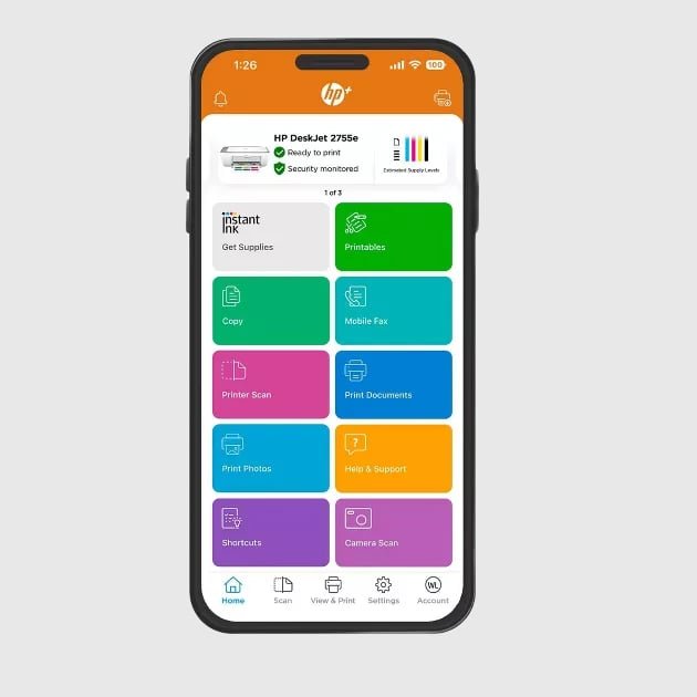 HP DeskJet 2755e Wireless All-In-One Color Printer (3)